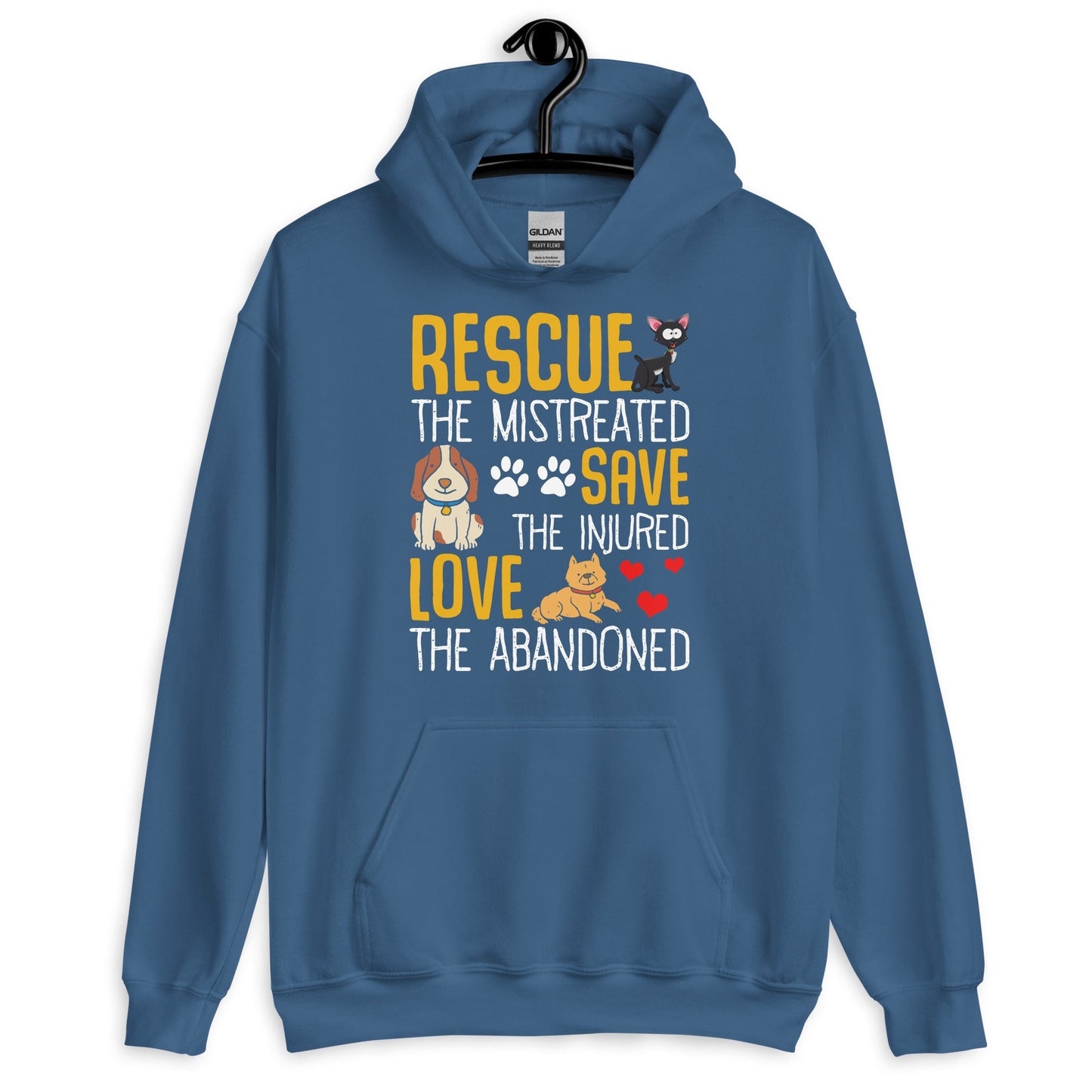 Rescue Save Love Hoodie