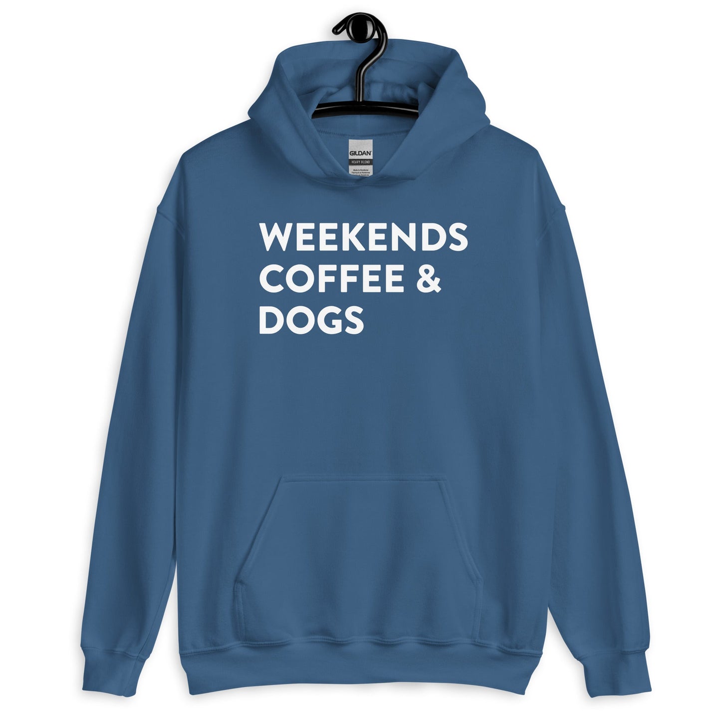 Weekends Coffee & Dogs Unisex Hoodie