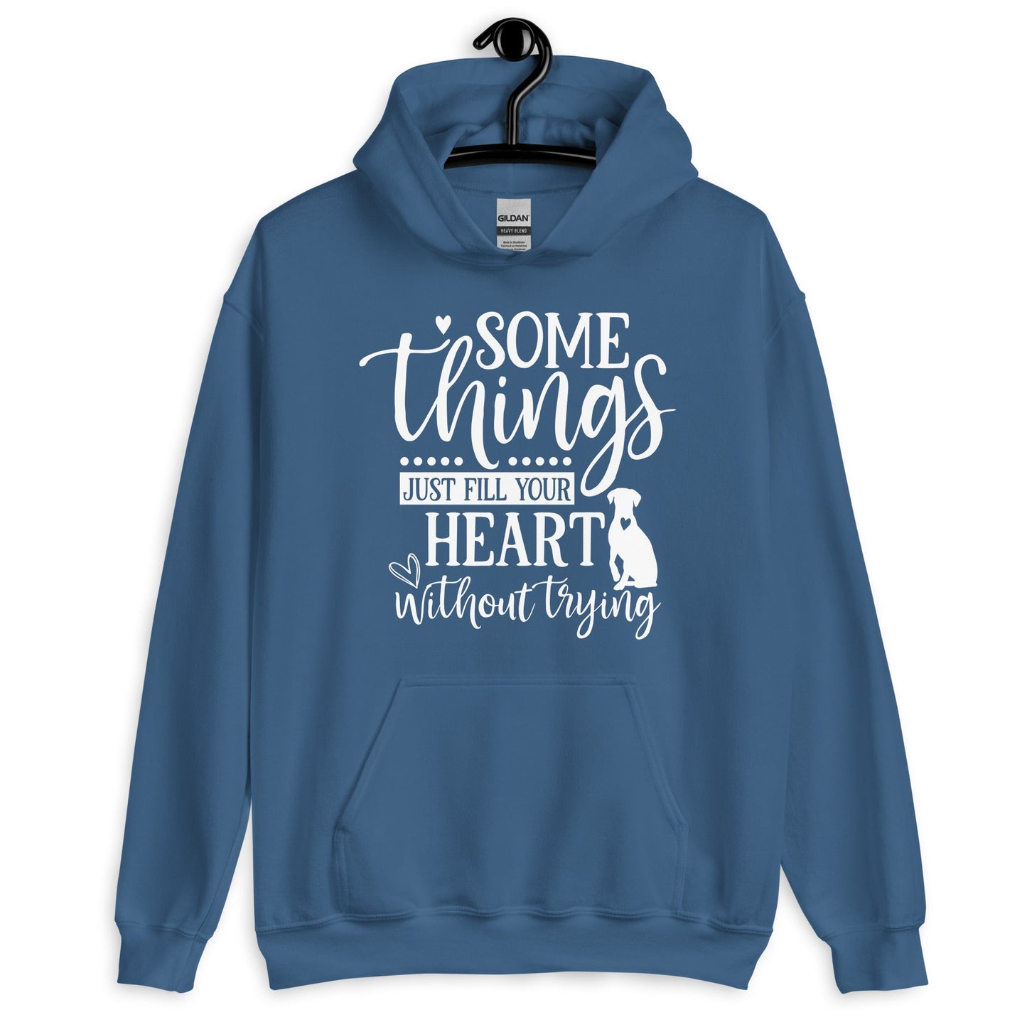 Somethings Just Fill Your Heart Without Trying Dog Mom Hoodie