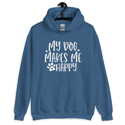 My Dog Makes Me Happy Dog Lovers Hoodie