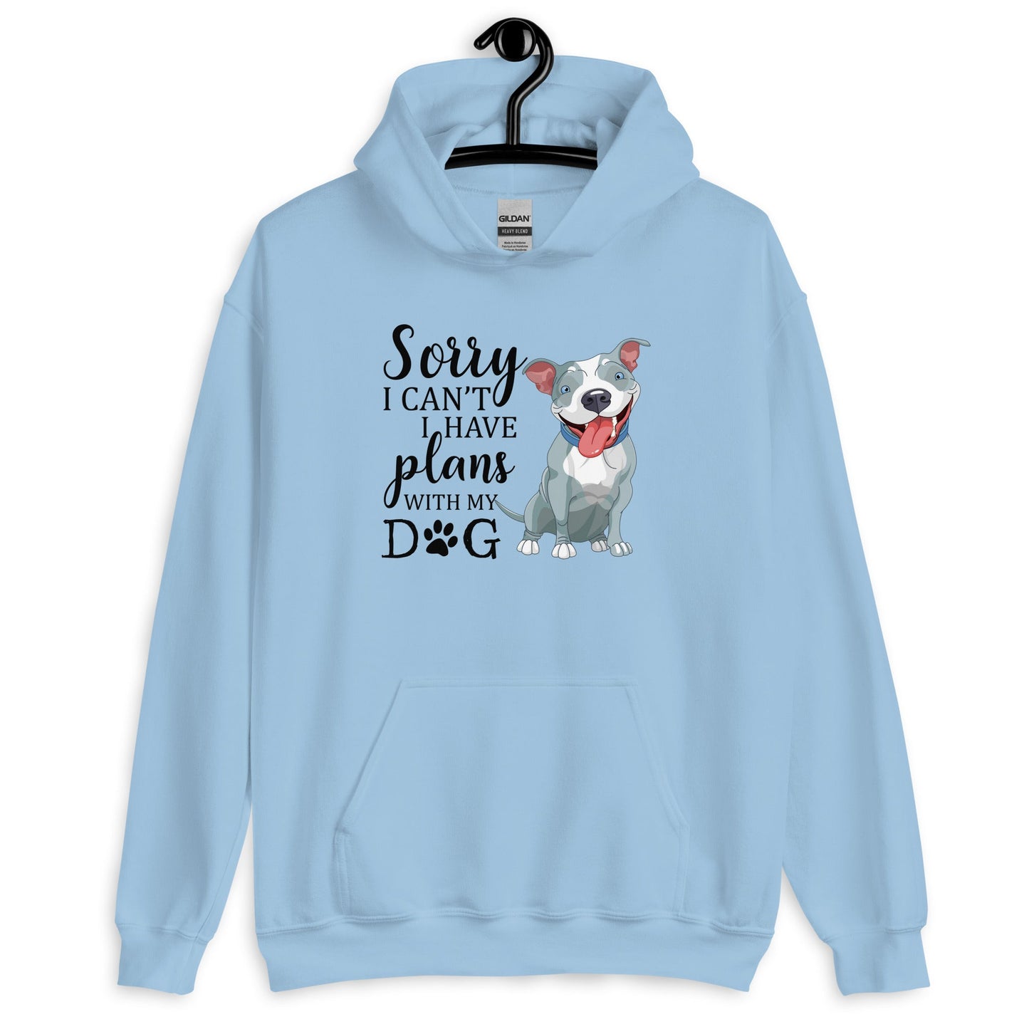 Sorry I Can't I Have Plans with My Dog Hoodie