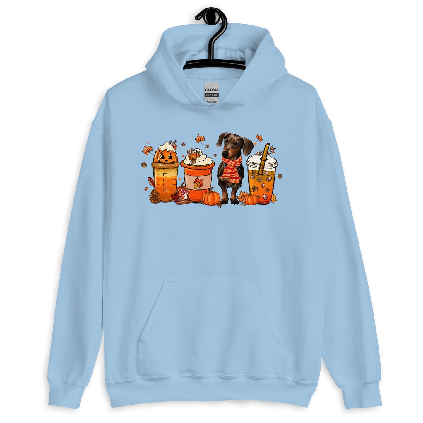 Dachshund Fall Pumpkin Spice Vibes Hoodie