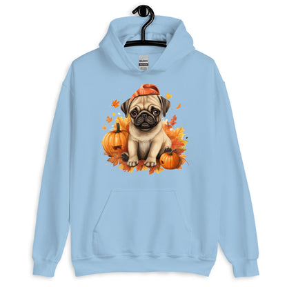 Pug Fall Season Vibes Hoodie