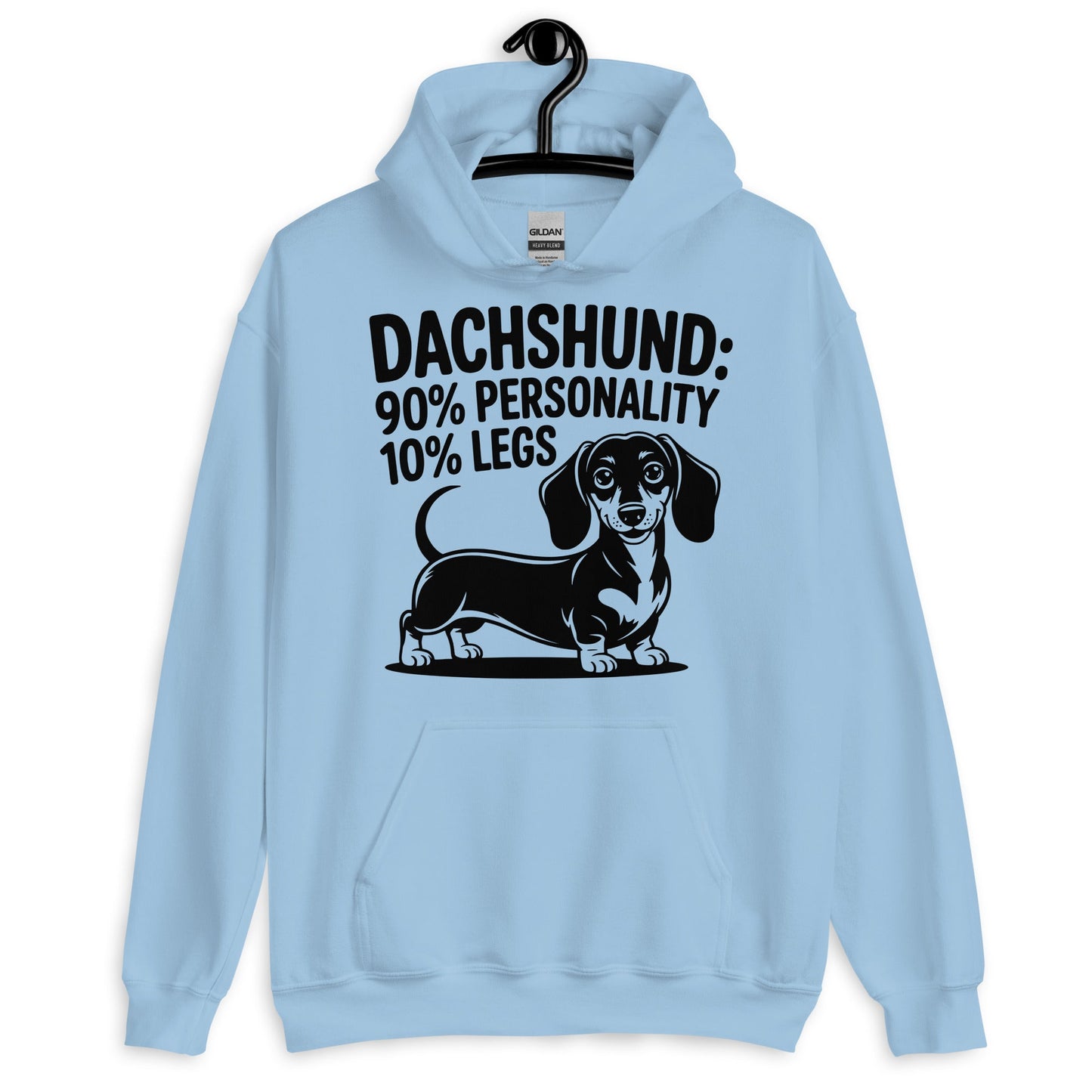 Dachshund: 90% Personality 10% Legs Hoodie