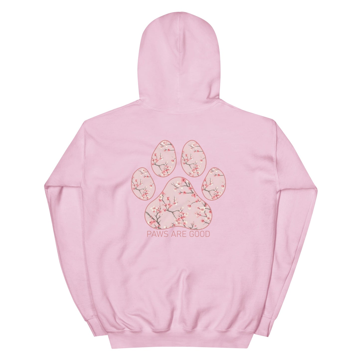 Cherry Blossom Paw Print Hoodie