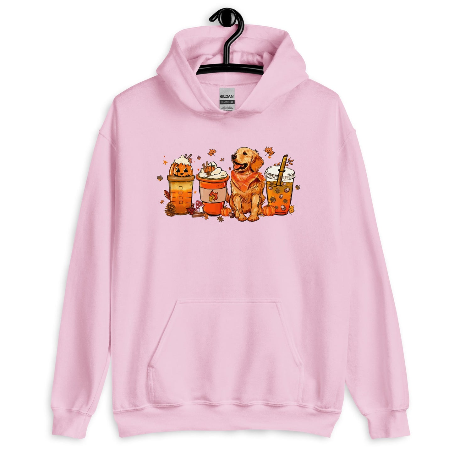 Golden Retriever Fall Pumpkin Spice Vibes Hoodie