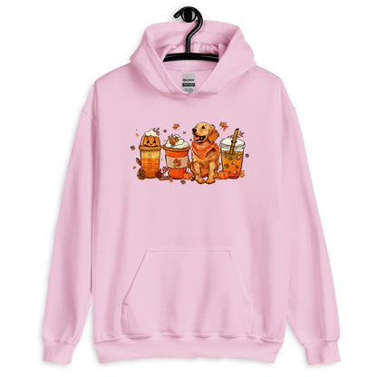 Golden Retriever Fall Pumpkin Spice Vibes Hoodie