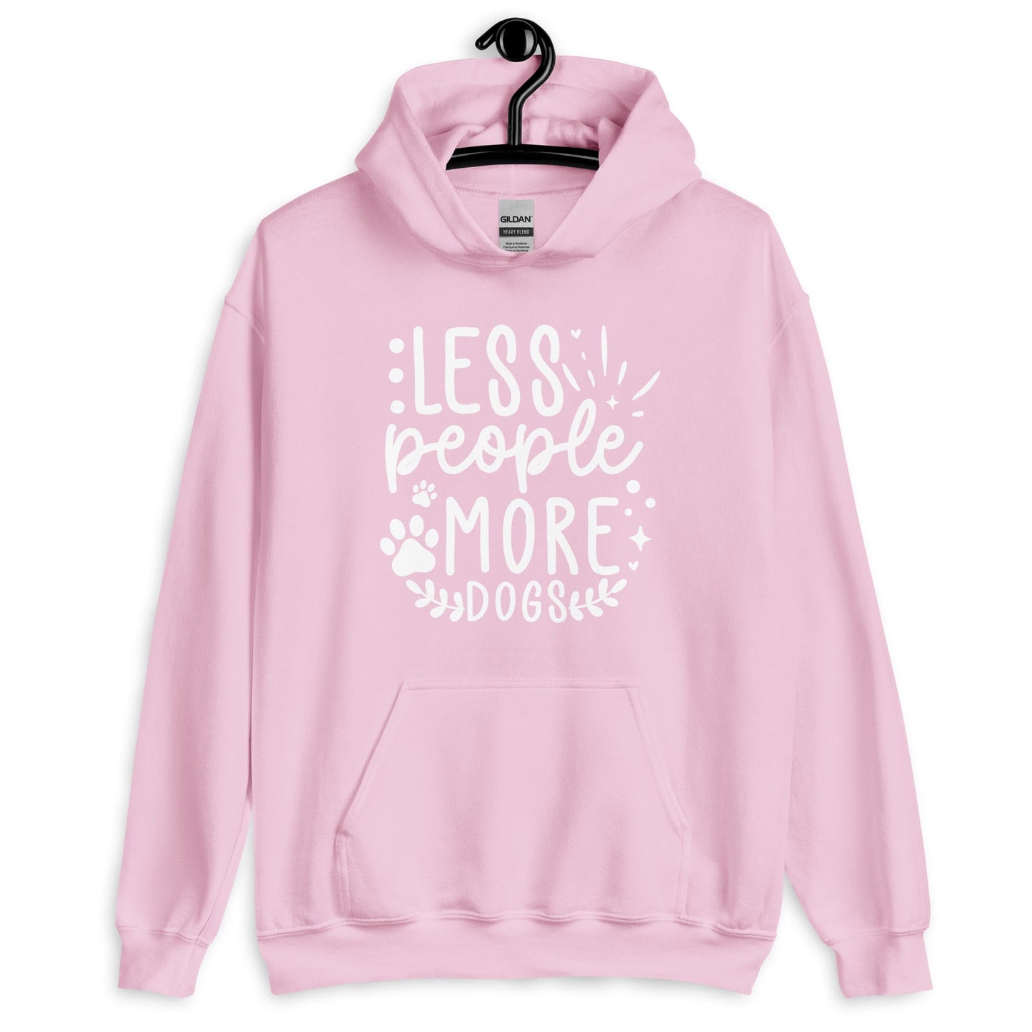 Less People More Dogs Hoodie