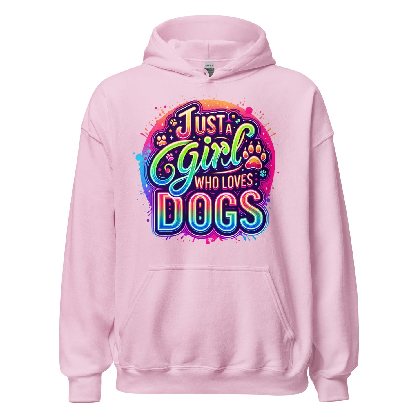 Just a Girl Who Loves Dogs Hoodie for Dog Mom