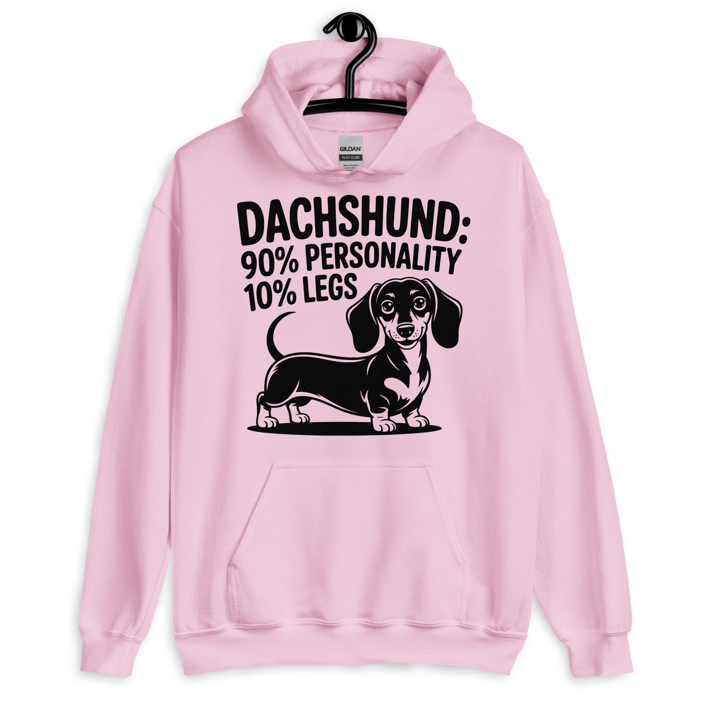 Dachshund: 90% Personality 10% Legs Hoodie