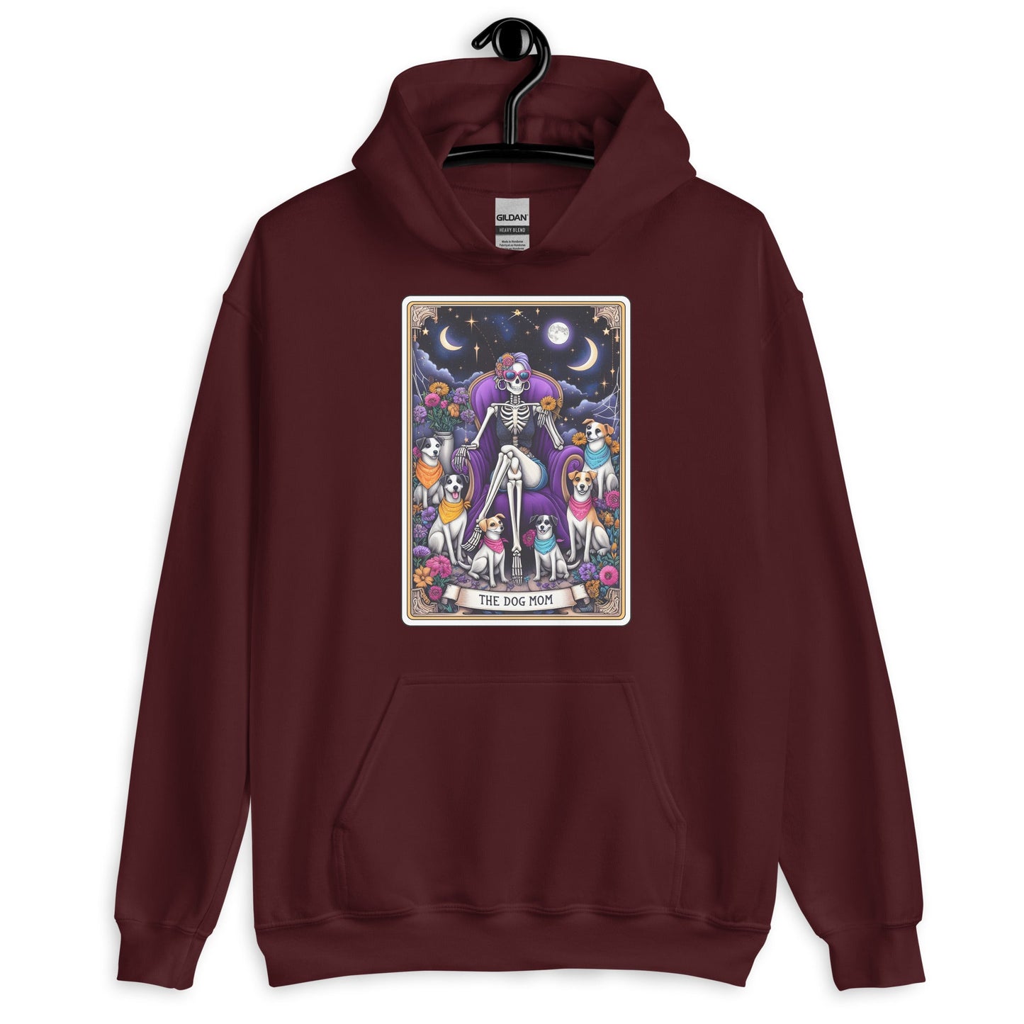 The Dog Mom Tarot Card Unisex Hoodie