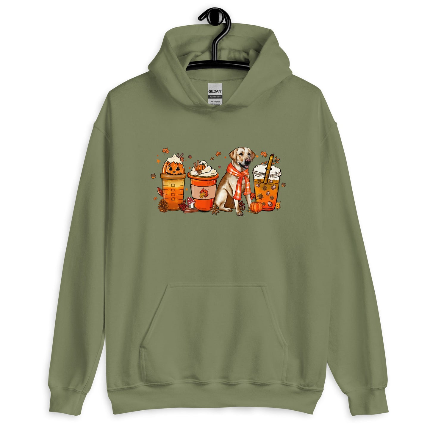 Labrador Fall Pumpkin Spice Vibes Hoodie