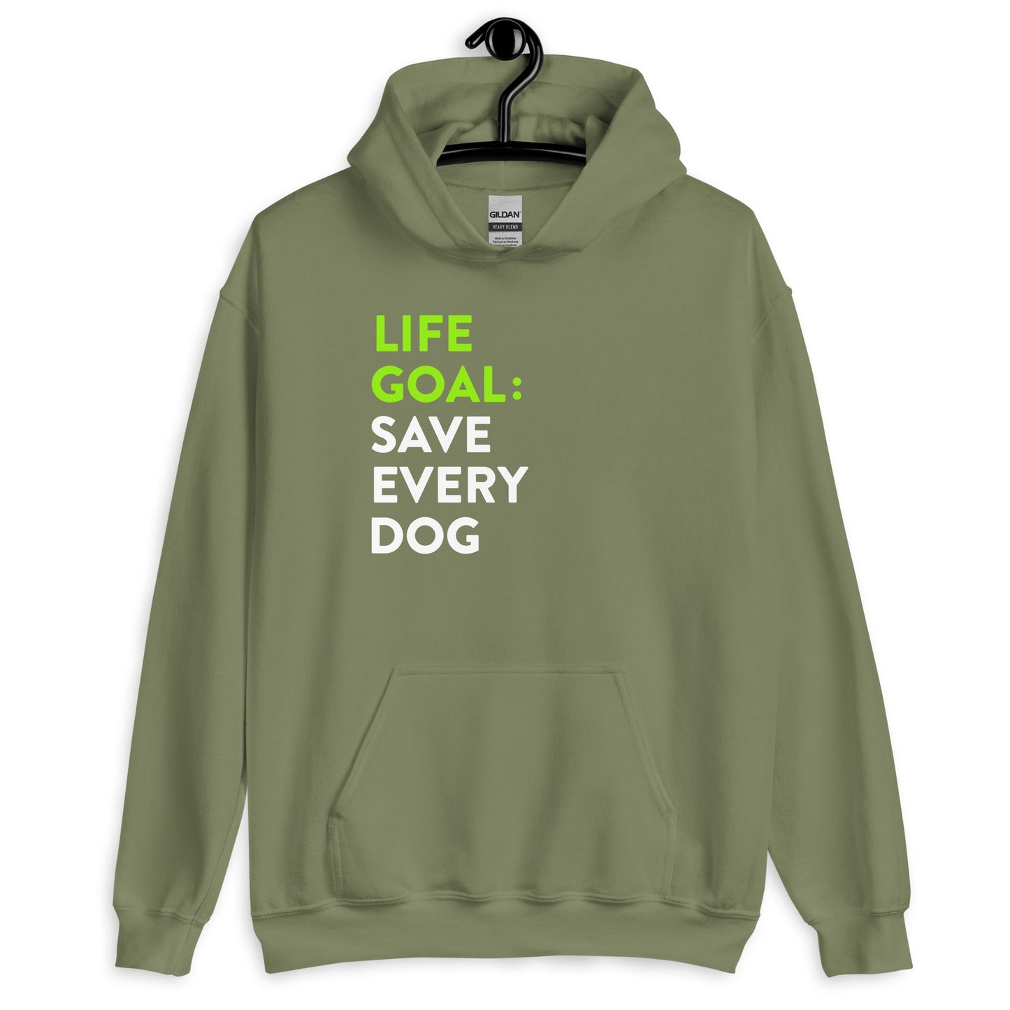 Life Goal Save Every Dog Unisex Hoodie