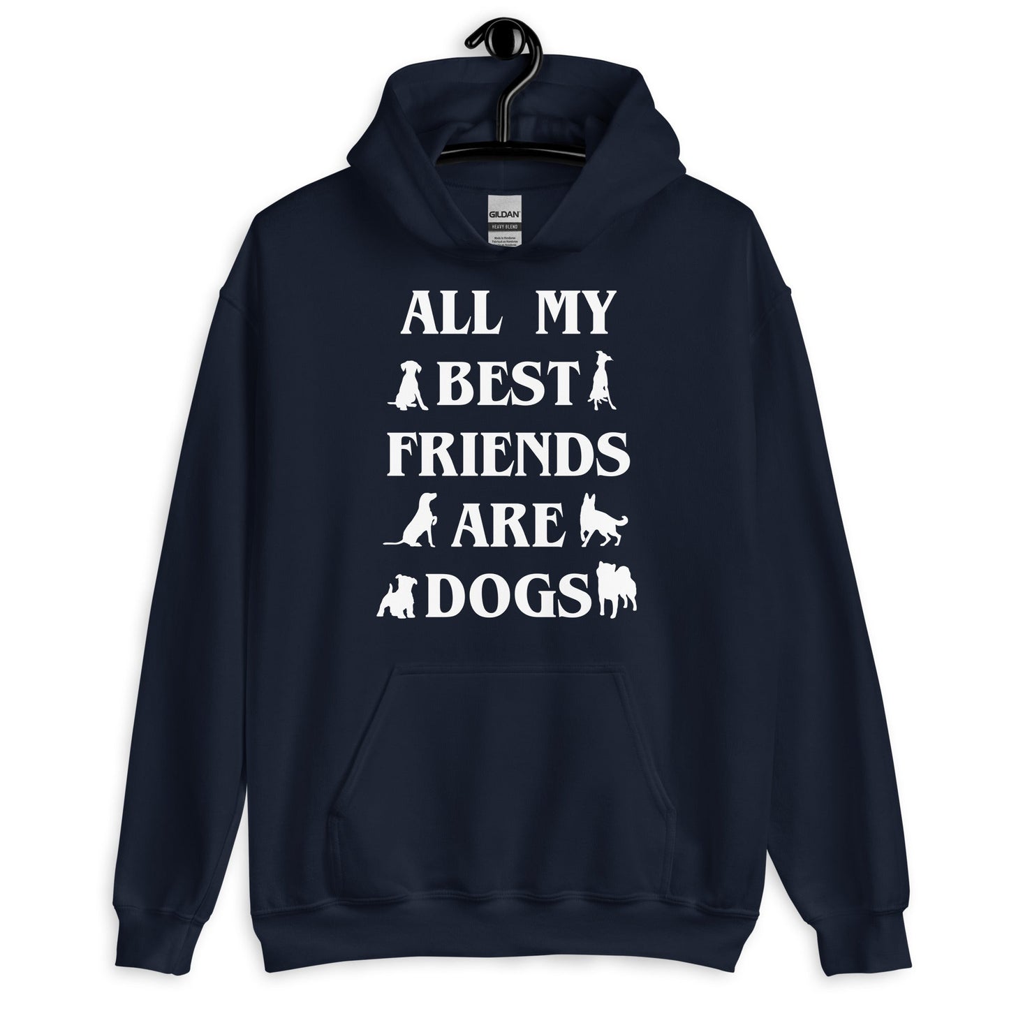 All My Best Friends are Dogs Hoodie