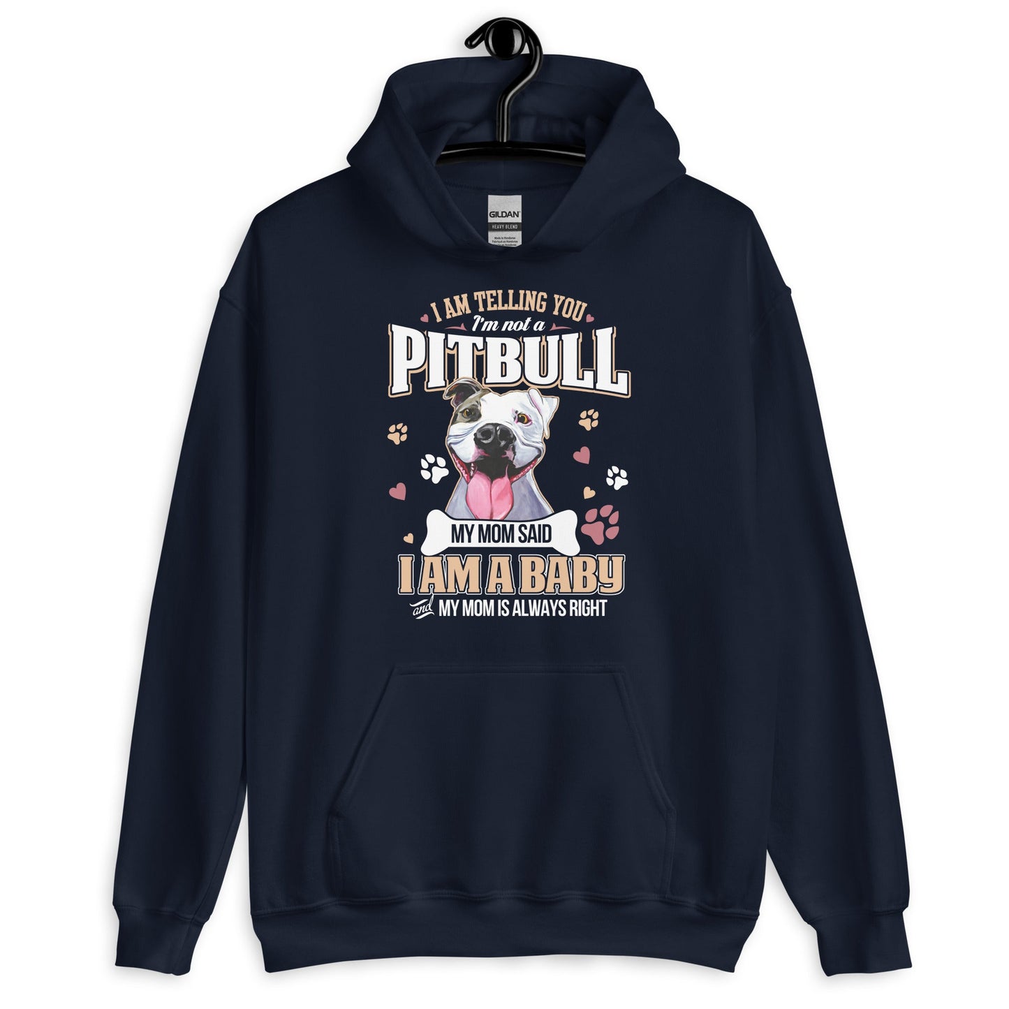 I Am Not a Pitbull I am Baby Hoodie