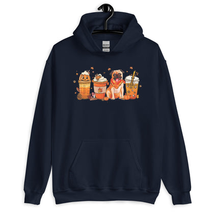 Pug Fall Pumpkin Spice Vibes Hoodie