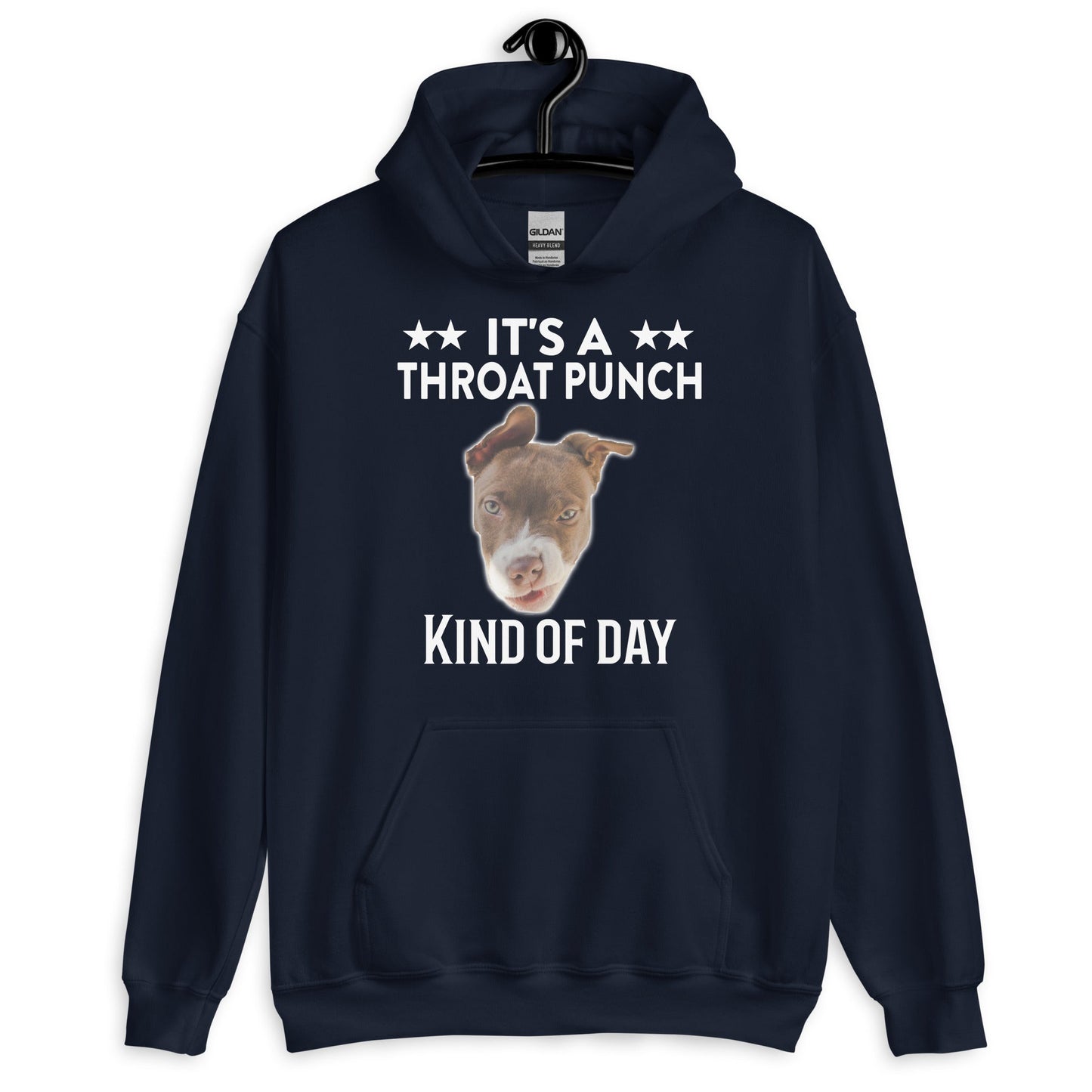 It's A Throat Punch Kind Of Day Hoodie for Dog Lovers