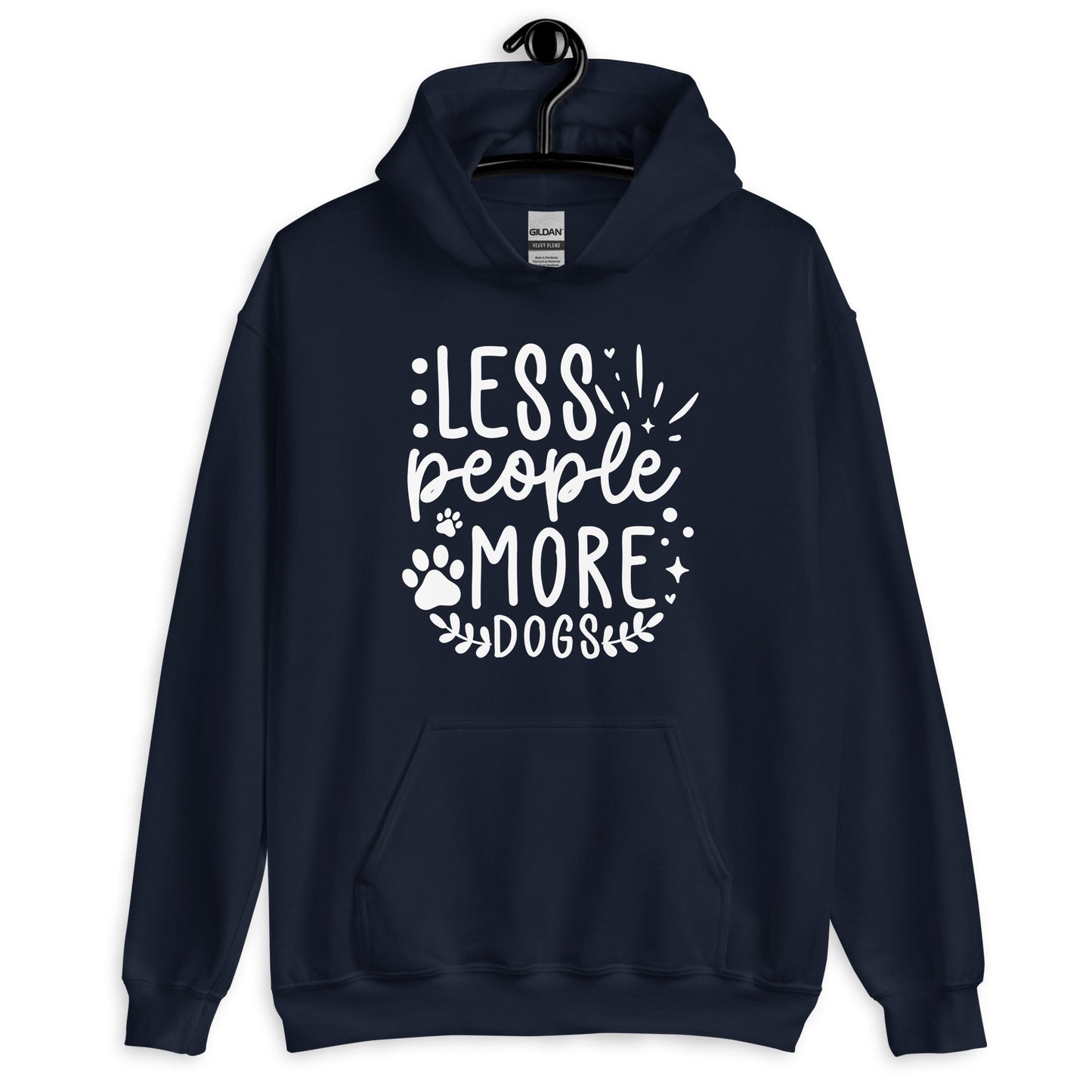 Less People More Dogs Hoodie