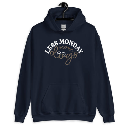 Less Monday More Dogs Unisex Hoodie