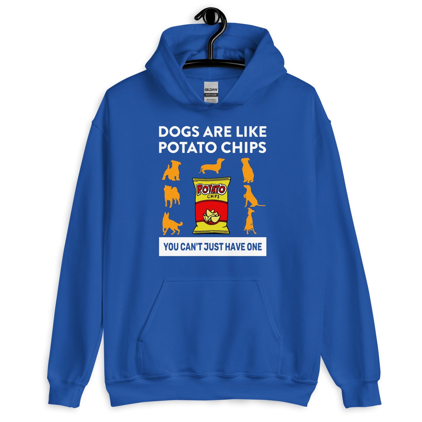Dogs Are Like Potato Chips Dog Lovers Hoodie