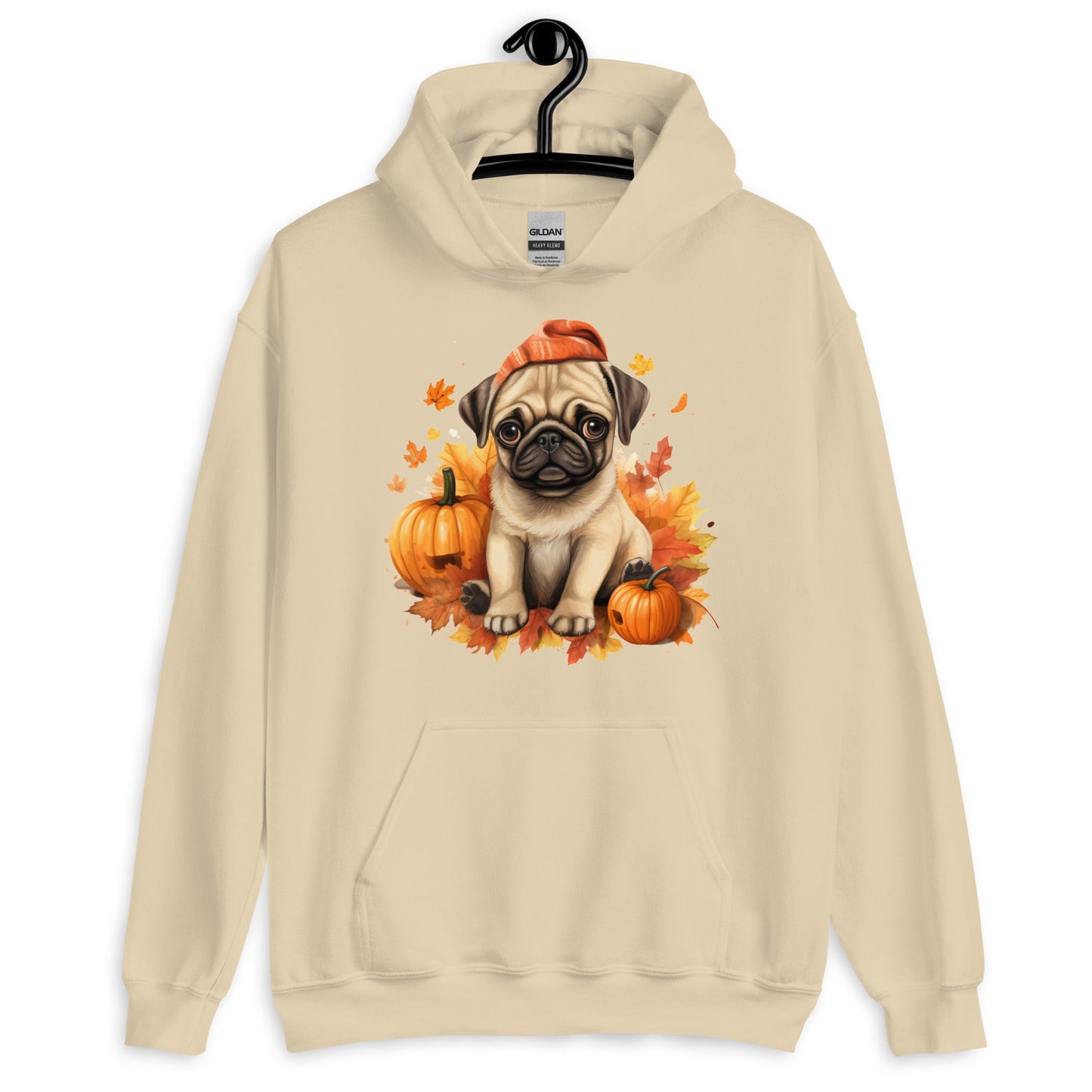 Pug Fall Season Vibes Hoodie