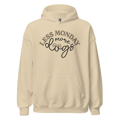 Less Monday More Dogs Unisex Hoodie