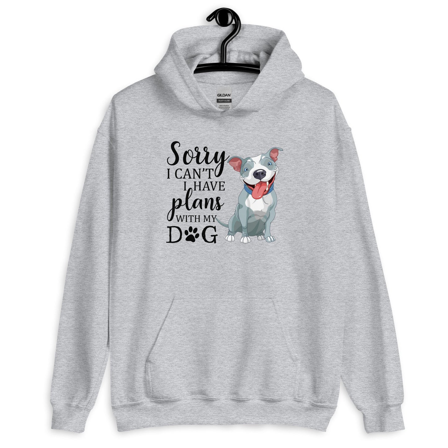 Sorry I Can't I Have Plans with My Dog Hoodie