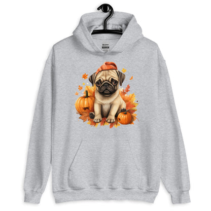 Pug Fall Season Vibes Hoodie