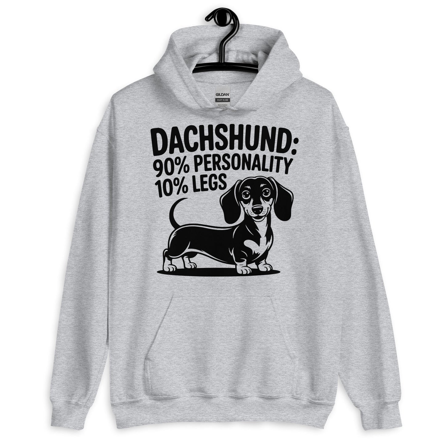 Dachshund: 90% Personality 10% Legs Hoodie