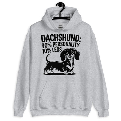 Dachshund: 90% Personality 10% Legs Hoodie