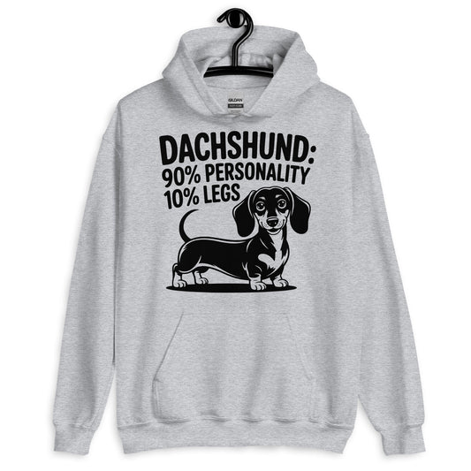 Dachshund: 90% Personality 10% Legs Hoodie