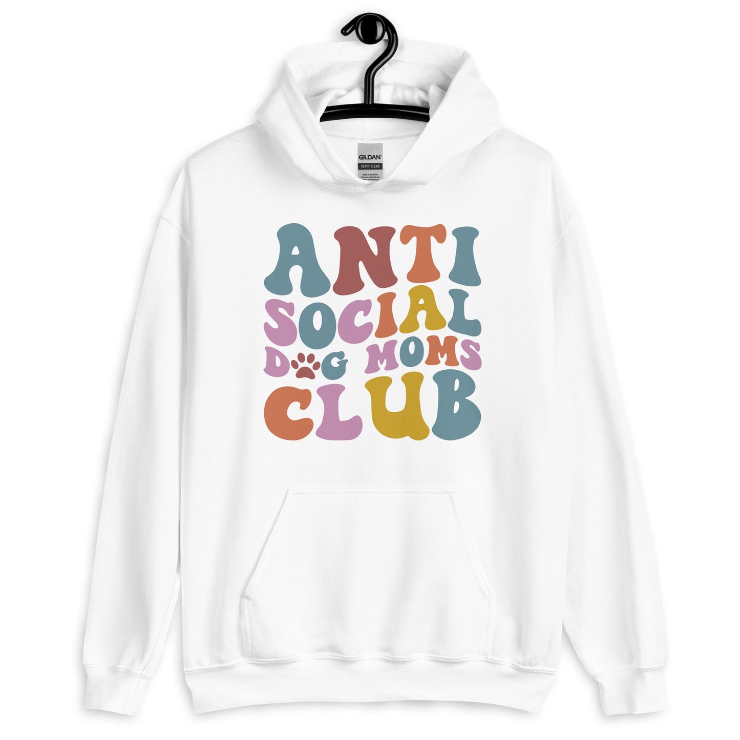 Anti Social Dog Moms Club Hoodie