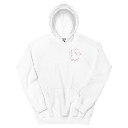 Cherry Blossom Paw Print Hoodie