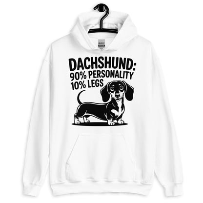 Dachshund: 90% Personality 10% Legs Hoodie