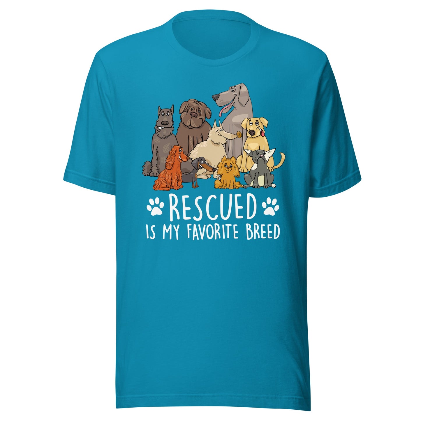 Rescued is My Favorite Breed T-Shirt