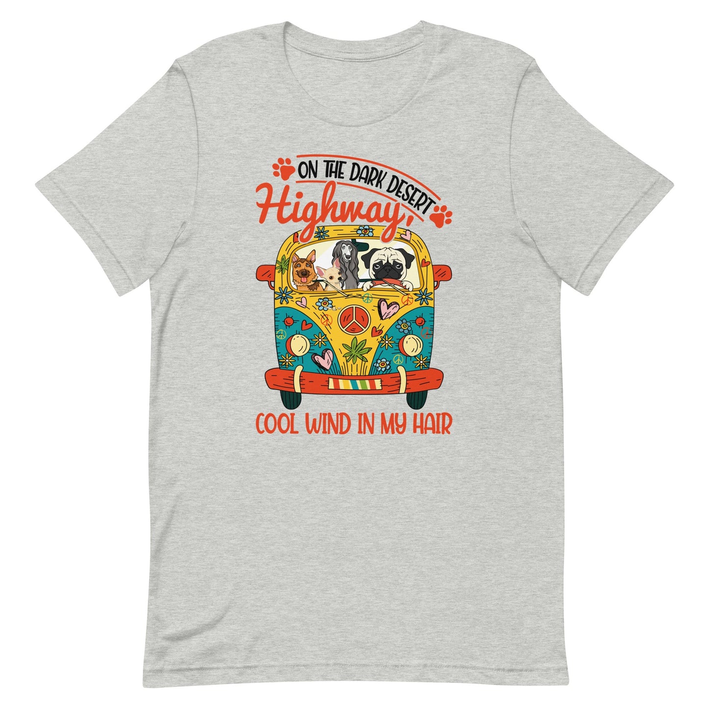Dogs on Road Trip Dog Lovers T-Shirt