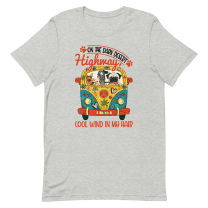 Dogs on Road Trip Dog Lovers T-Shirt
