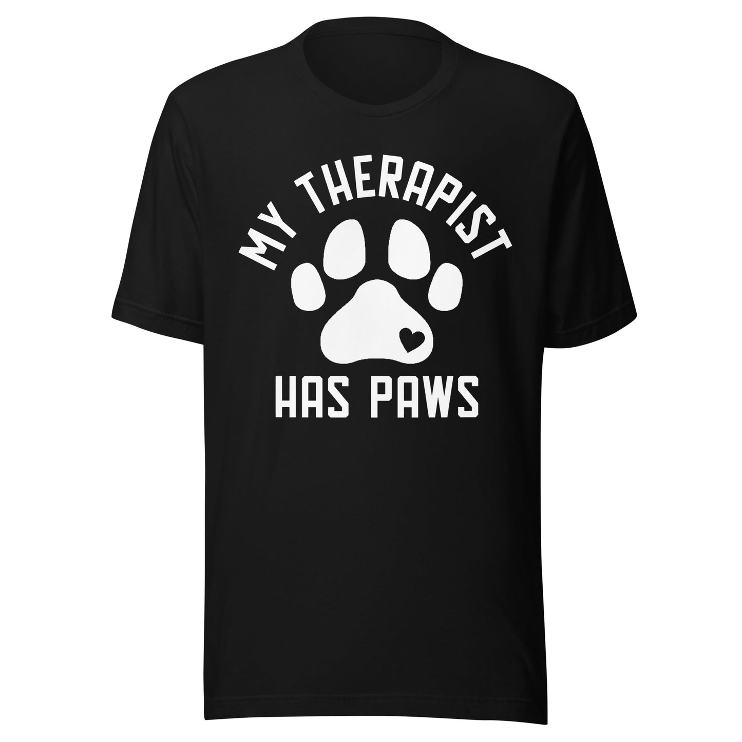 My Therapist Has Paws Dog Lovers T-Shirt