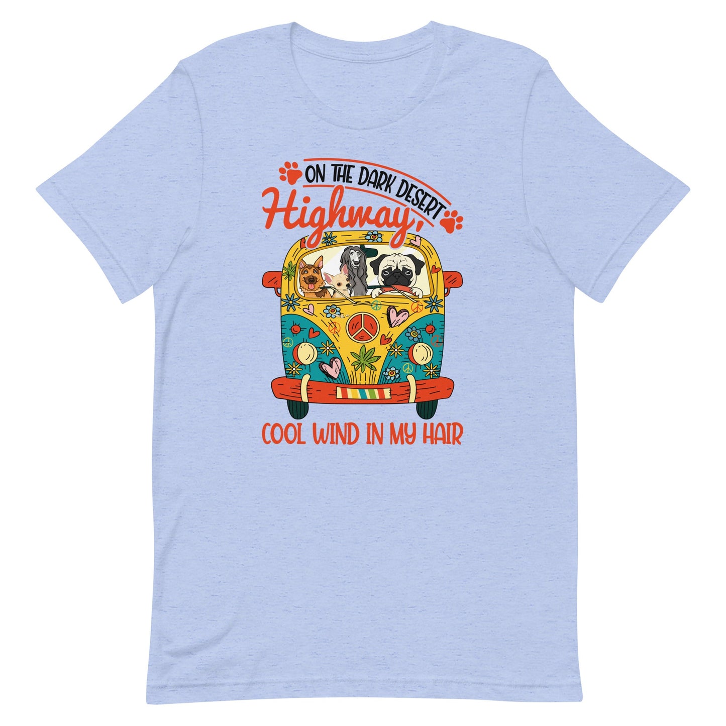 Dogs on Road Trip Dog Lovers T-Shirt