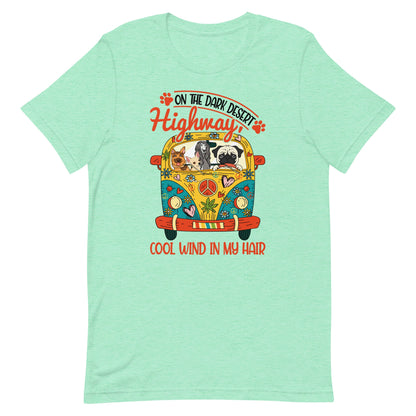 Dogs on Road Trip Dog Lovers T-Shirt
