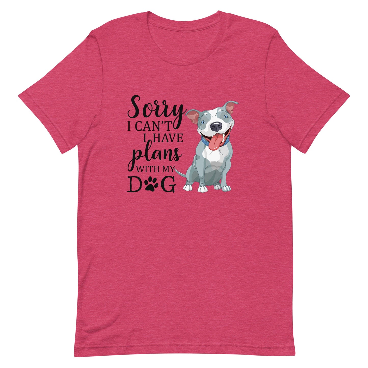 Sorry I Can't I Have Plans with My Dog T-Shirt
