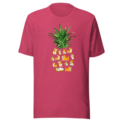 Corgi Pineapple Dog Lover T-Shirt