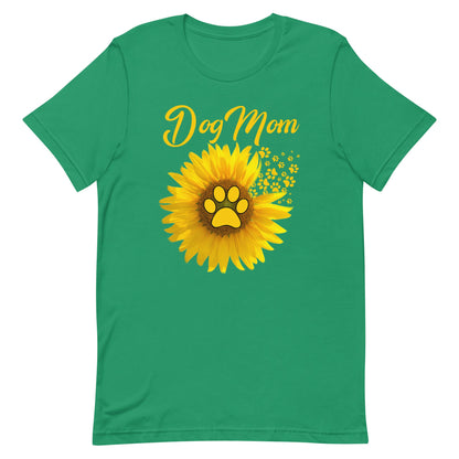 Sunflower Dog Mom T-Shirt