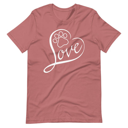 Love Dog T-Shirt for Dog Lovers