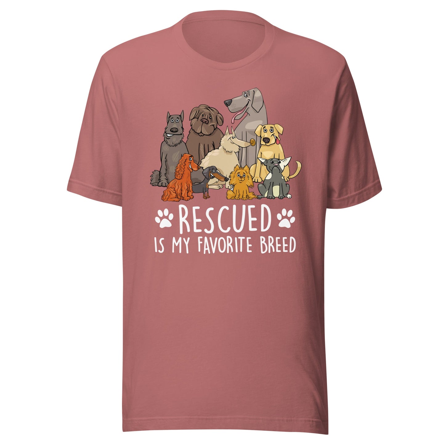 Rescued is My Favorite Breed T-Shirt