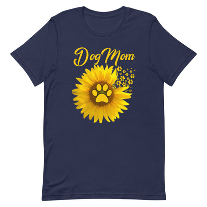 Sunflower Dog Mom T-Shirt