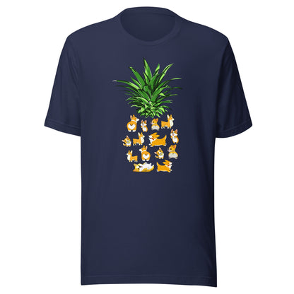 Corgi Pineapple Dog Lover T-Shirt