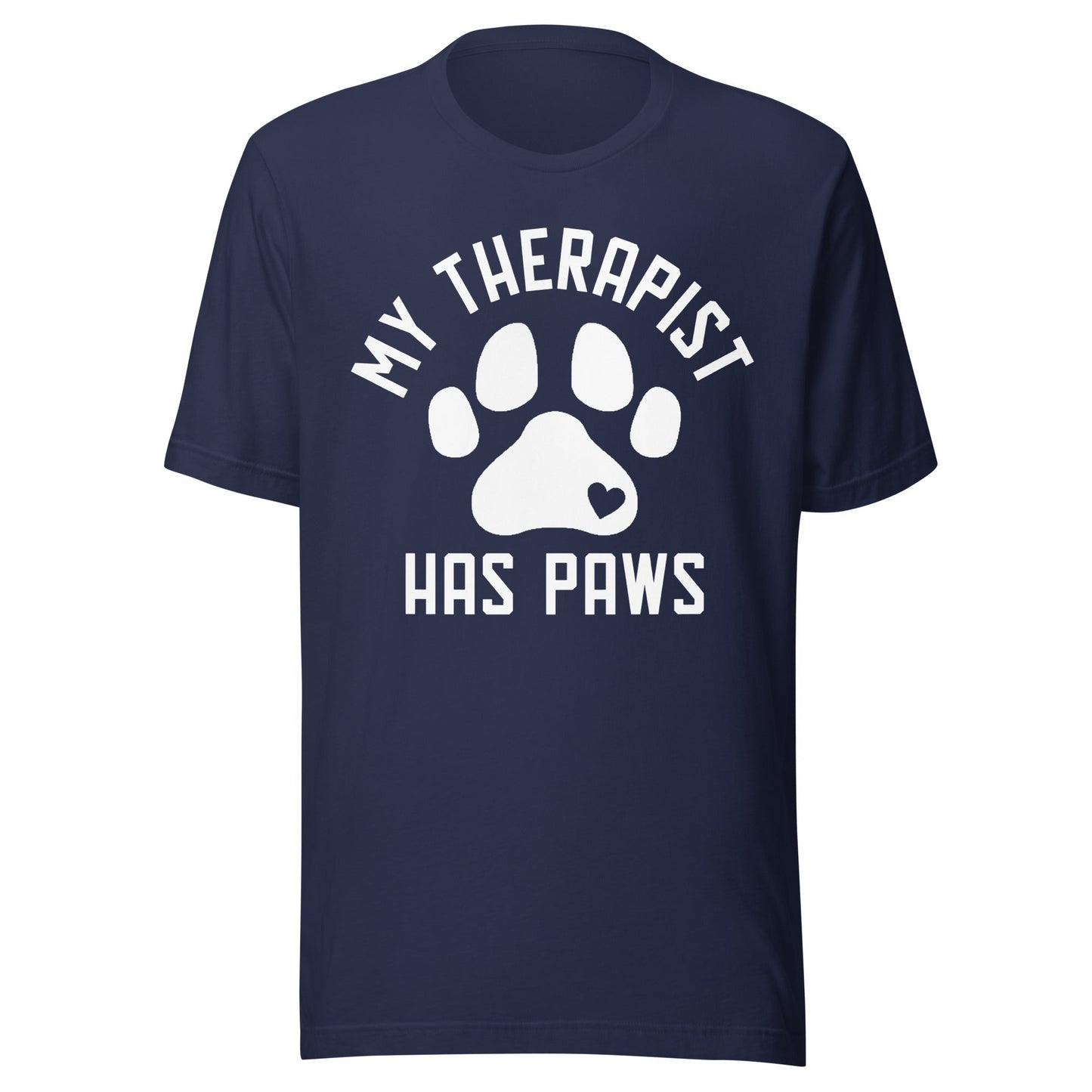 My Therapist Has Paws Dog Lovers T-Shirt
