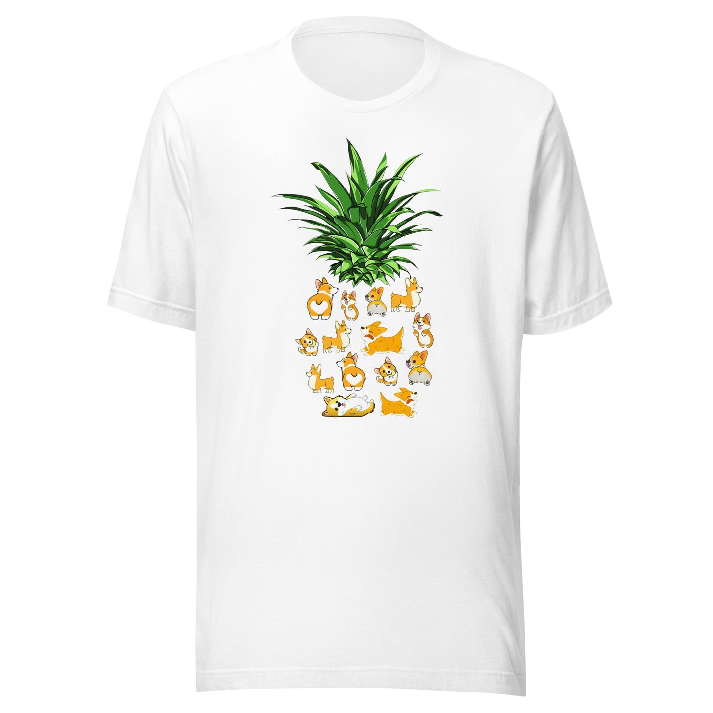 Corgi Pineapple Dog Lover T-Shirt